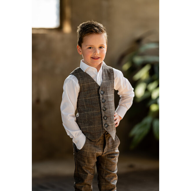 Gilet Joost bruin