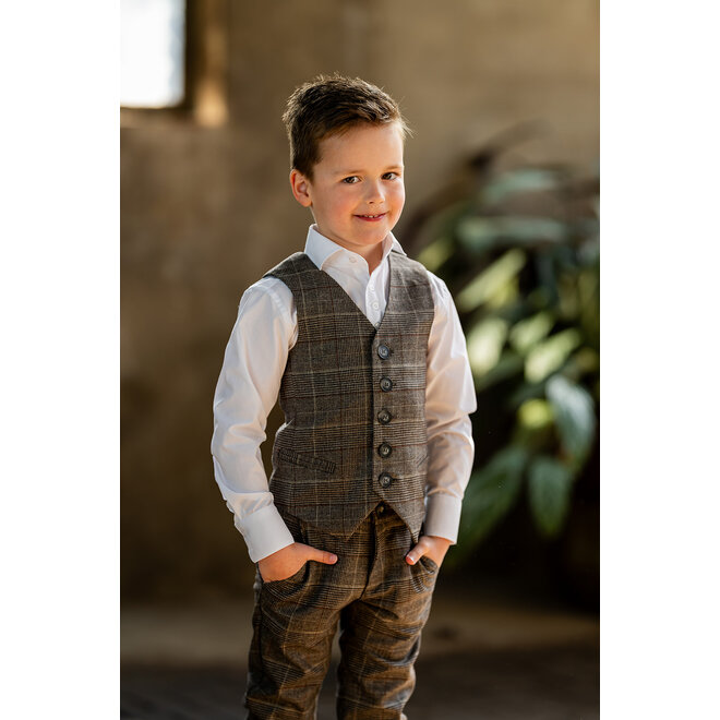 Gilet Joost bruin
