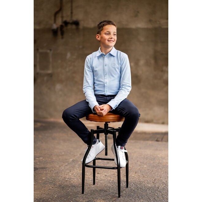 Broek Cas donkerblauw