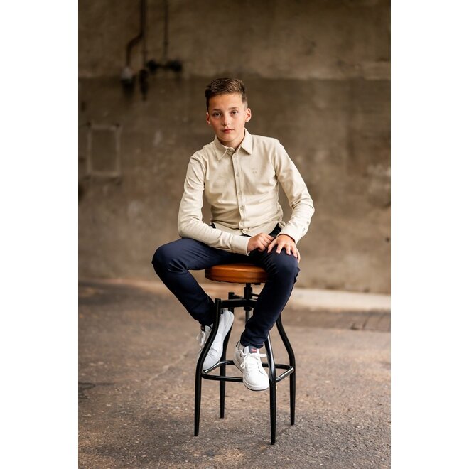Broek Cas donkerblauw