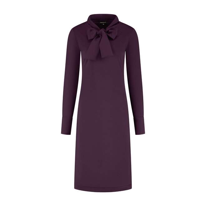 Jurk Hanneke aubergine