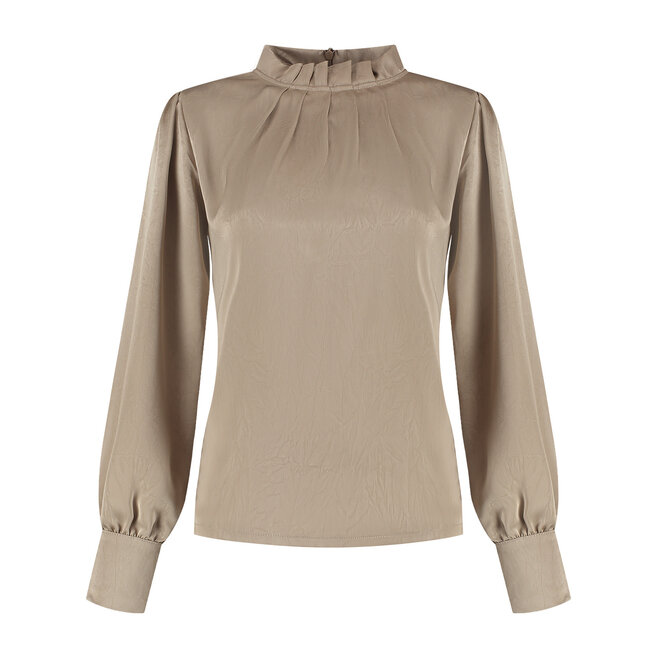 Blouse Jolijn donkerzand