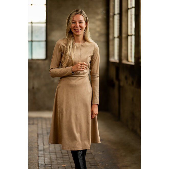 Jurk Hannah donkerzand