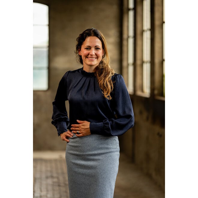 Blouse Jolijn donkerblauw