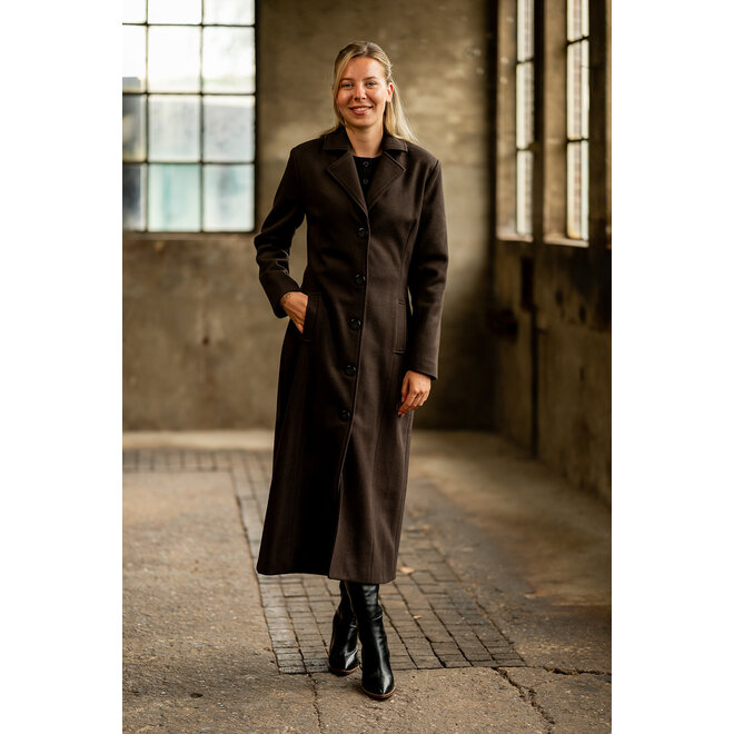 Mantel Marieke donkerbruin
