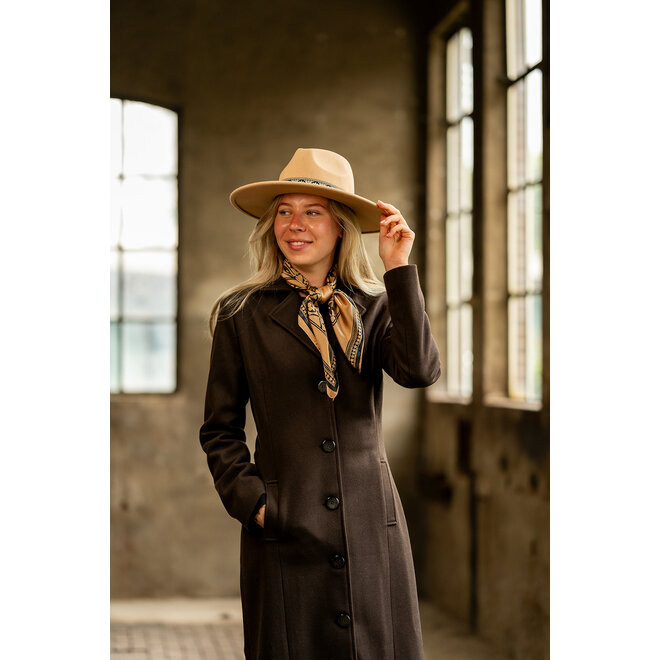 Mantel Marieke donkerbruin