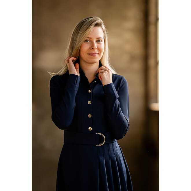 Jurk Jenthe donkerblauw