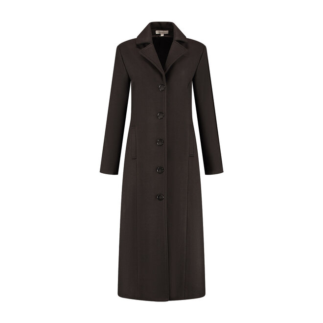 Mantel Marieke donkerbruin