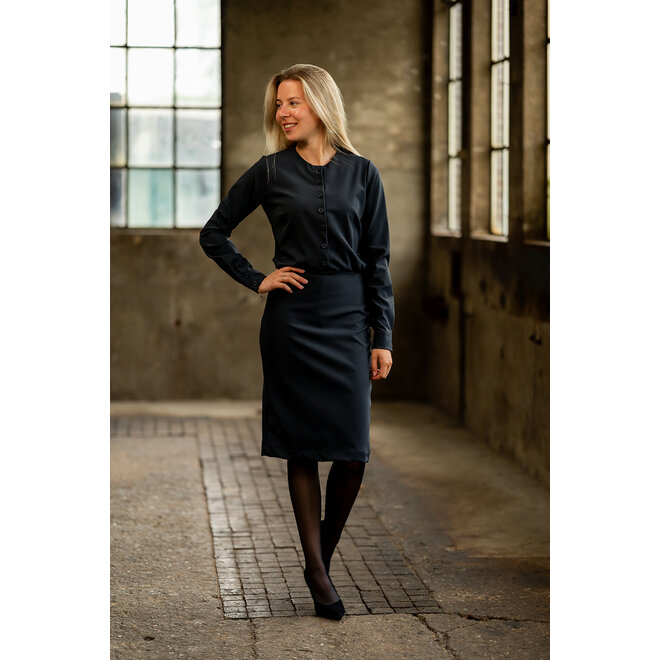 Jurk Rinske donkerblauw