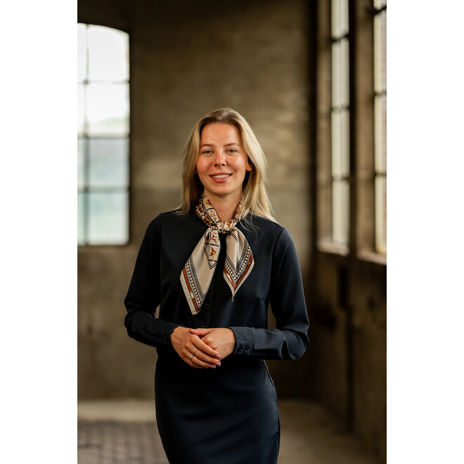 Jurk Rinske donkerblauw