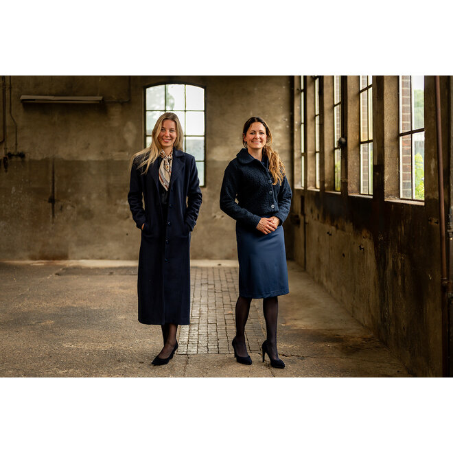 Mantel Marieke donkerblauw