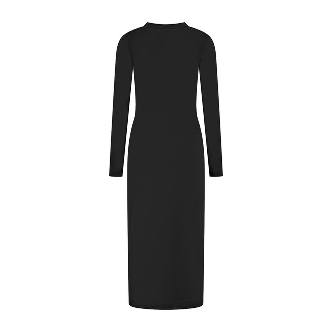 Jurk Zelena zwart