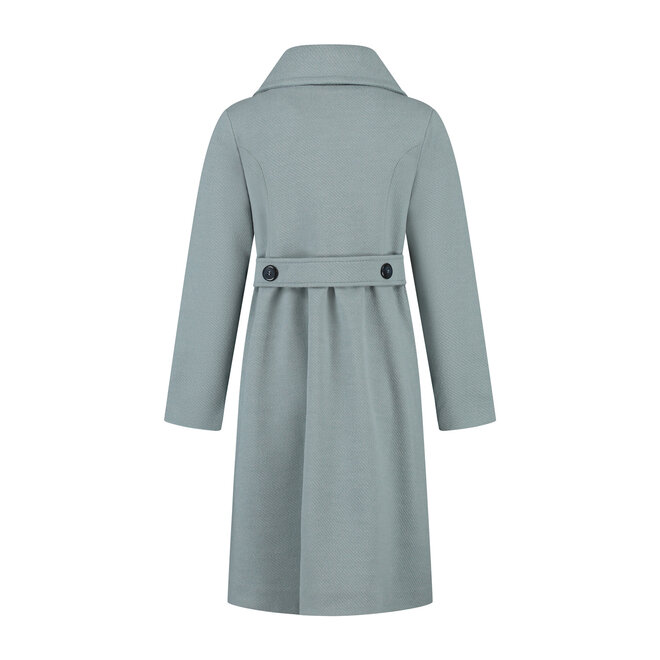 Mantel Olina ijsblauw