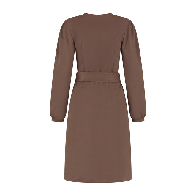 Jurk Brenda taupe