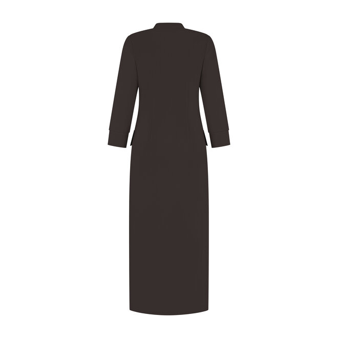 Jurk Babette donkerbruin