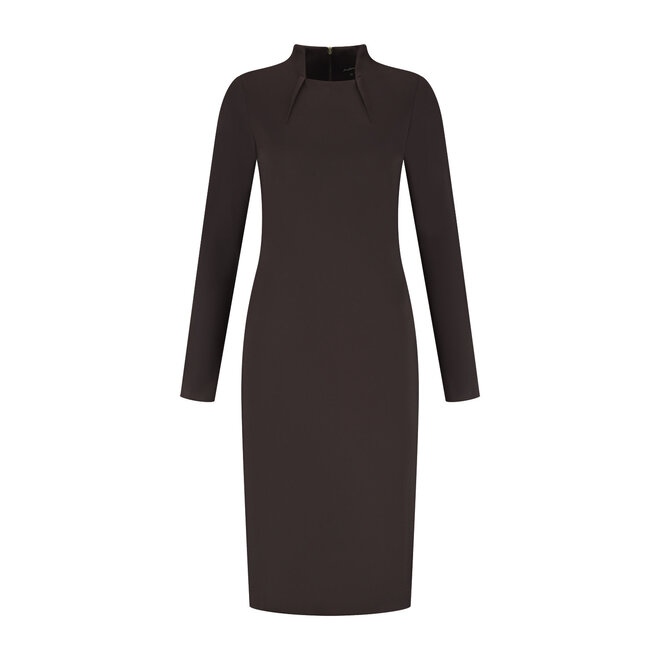 Jurk Rianne donkerbruin
