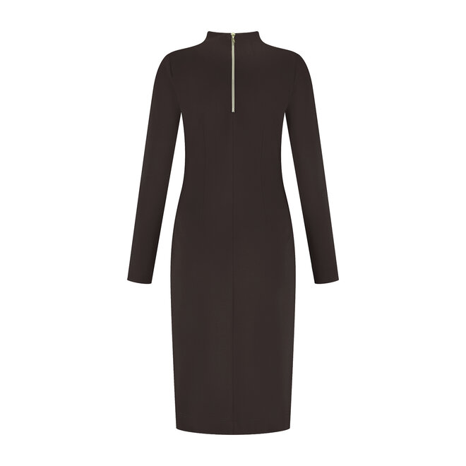 Jurk Rianne donkerbruin