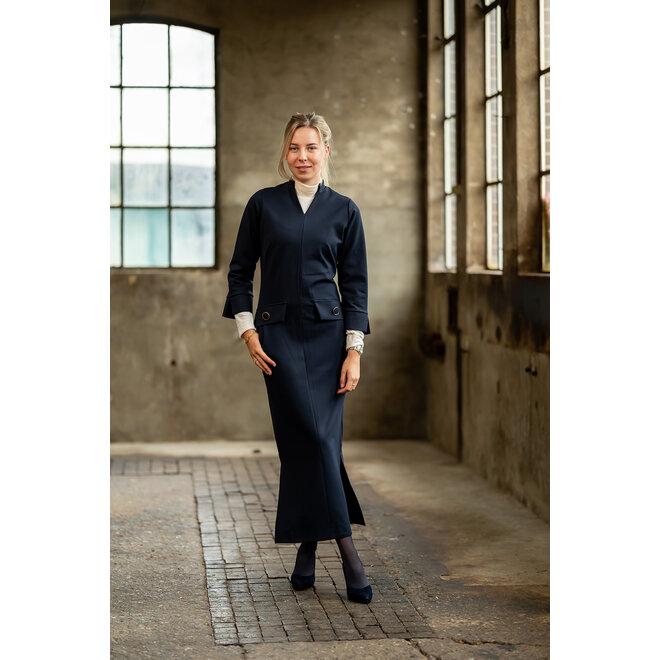 Jurk Babette donkerblauw