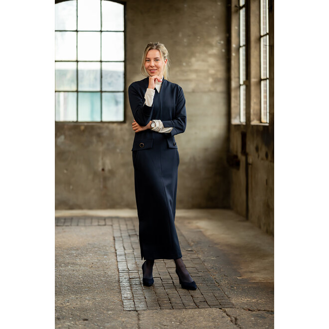 Jurk Babette donkerblauw