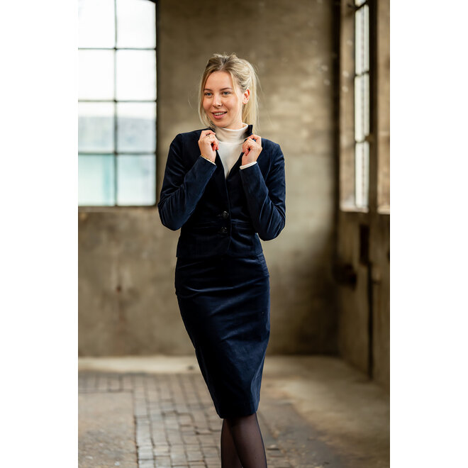 Rok Hilde donkerblauw