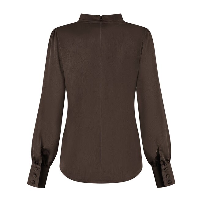 Blouse Jolijn donkerbruin