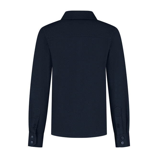 Blouse Lucas donkerblauw
