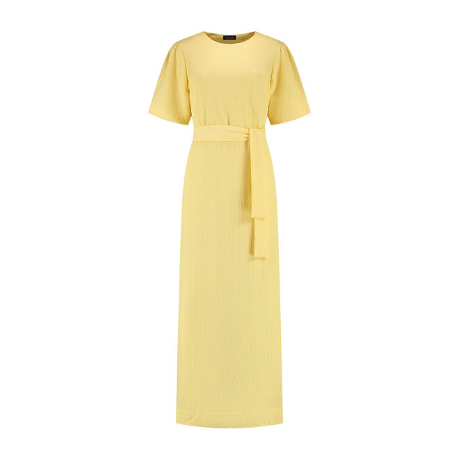 Jurk Amy zachtgeel