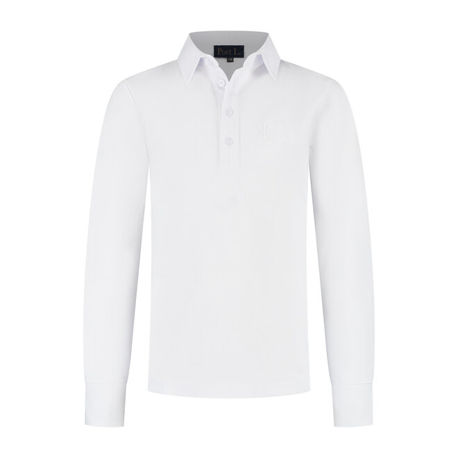 Poloshirt Jos wit