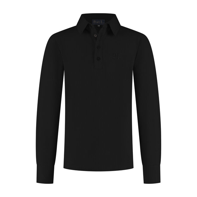 Poloshirt Jos zwart