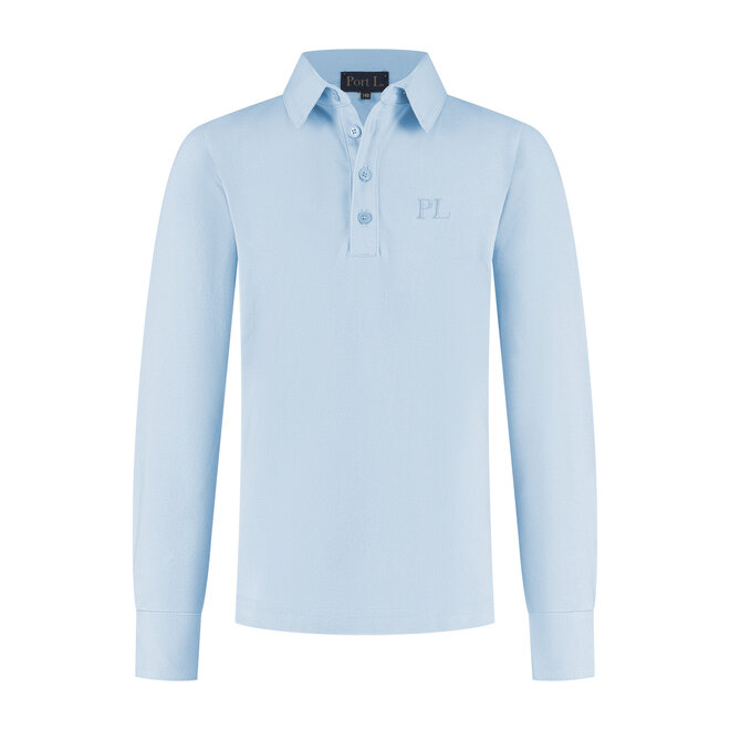 Poloshirt Jos lichtblauw