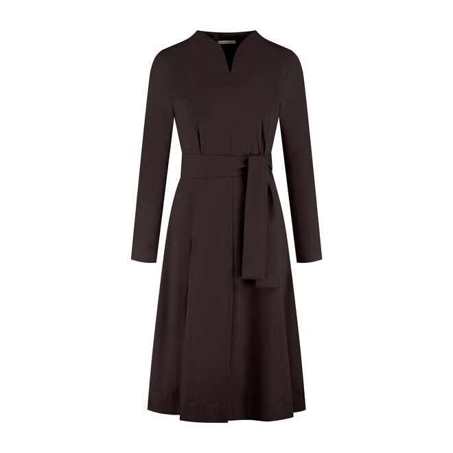 Jurk Mayah donkerbruin