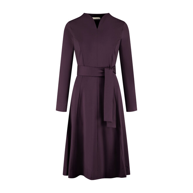 Jurk Mayah aubergine