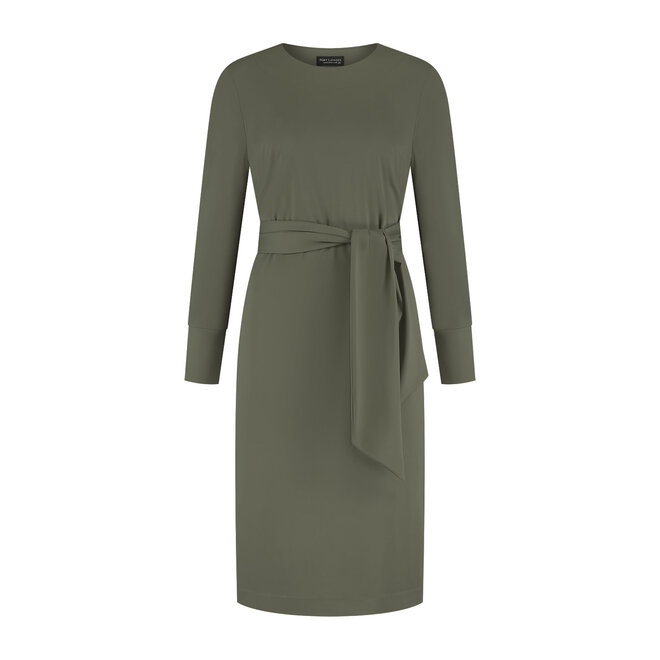 Jurk Doortje olijfgroen