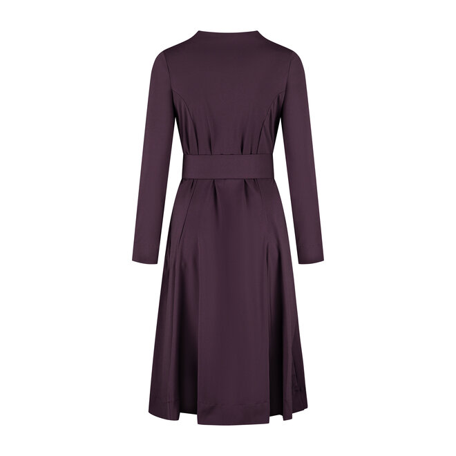 Jurk Mayah aubergine