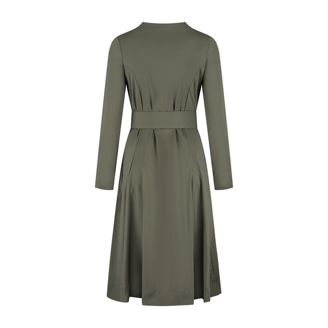 Jurk Mayah olijfgroen