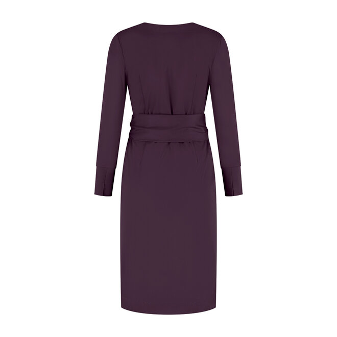 Jurk Doortje aubergine
