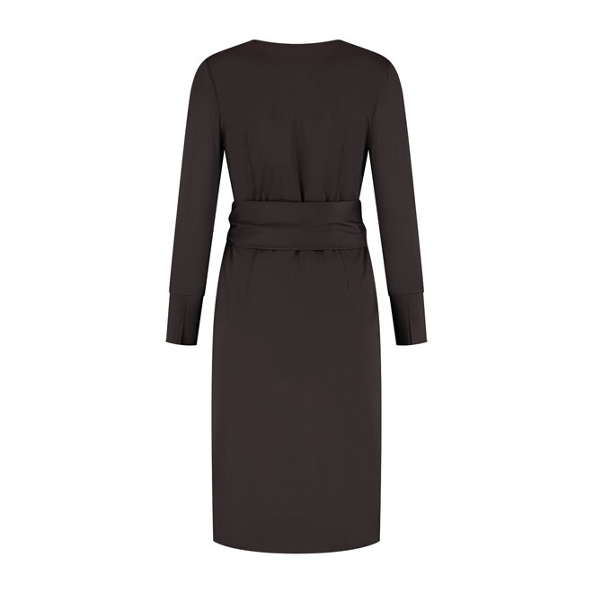 Jurk Doortje donkerbruin