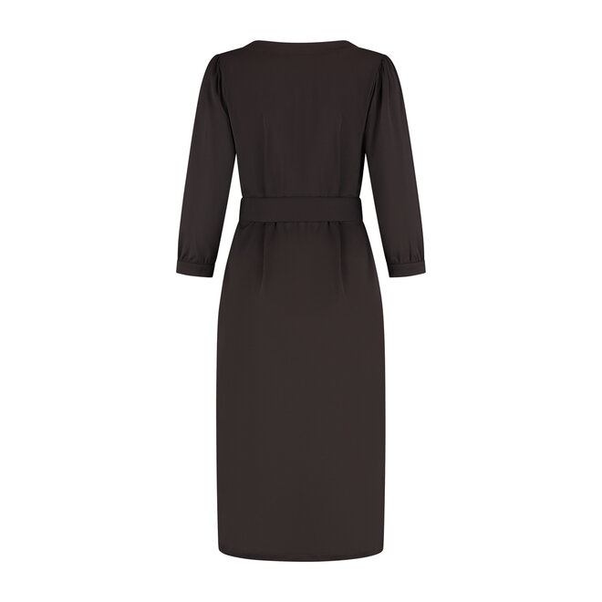 Jurk Fieke donkerbruin