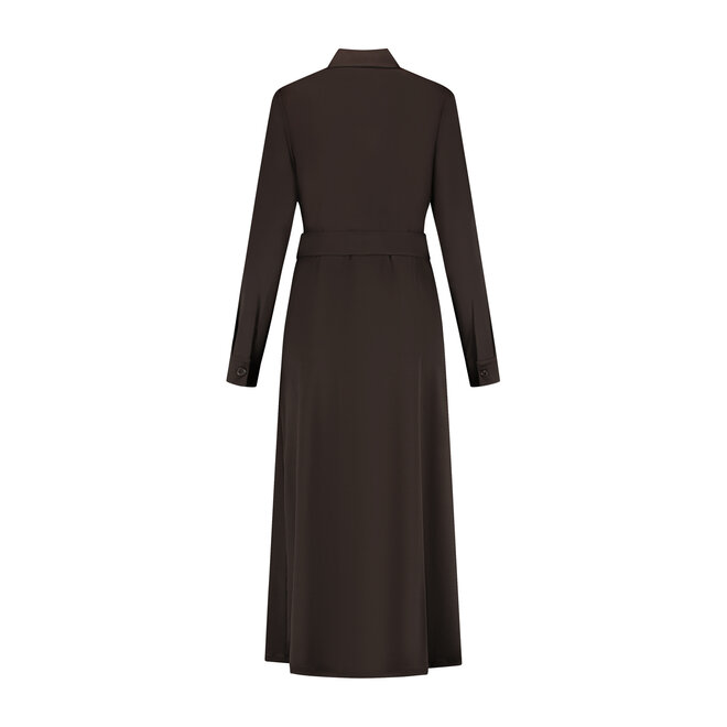 Jurk Floor donkerbruin