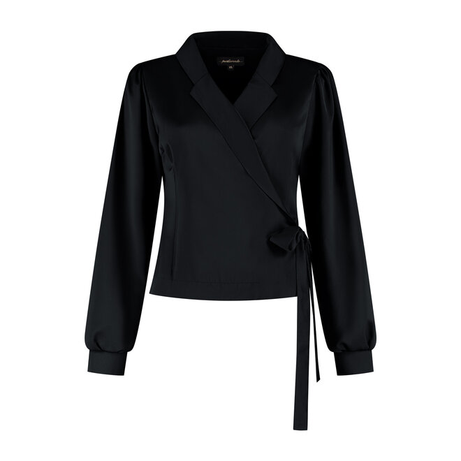 Wikkeltop Irene zwart