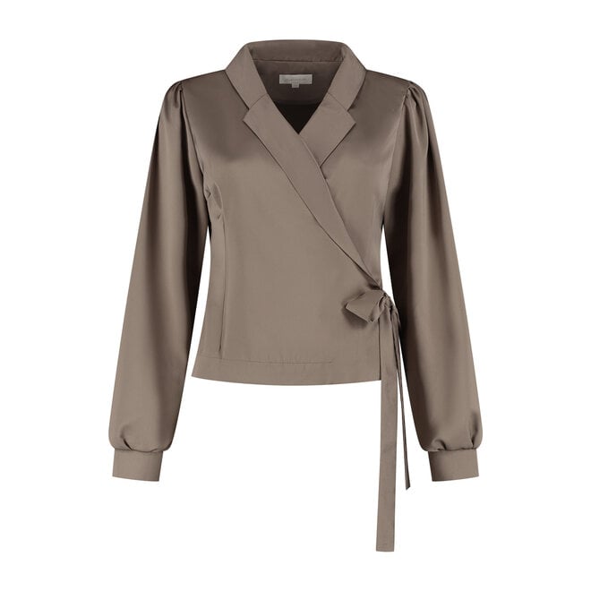 Wikkeltop Irene taupe