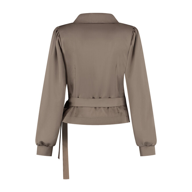 Wikkeltop Irene taupe