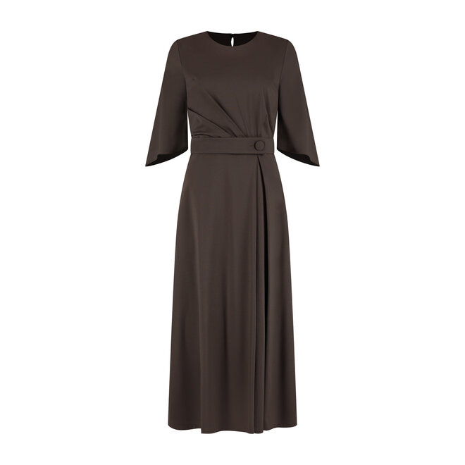 Jurk Alexia donkerbruin
