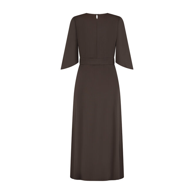 Jurk Alexia donkerbruin