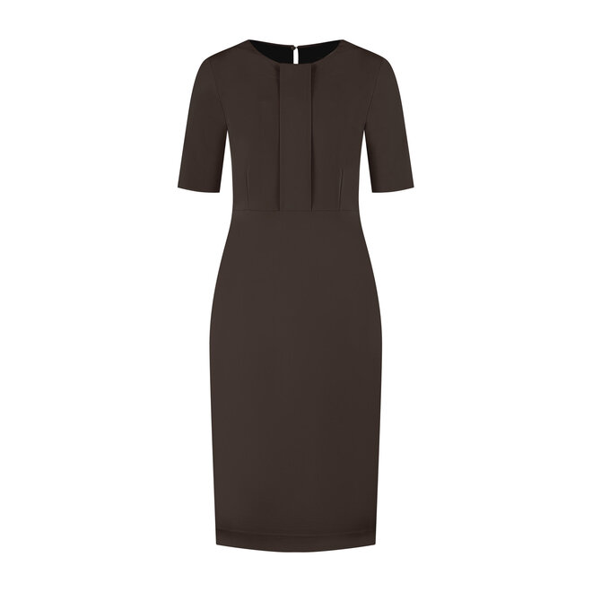 Jurk Anneke donkerbruin
