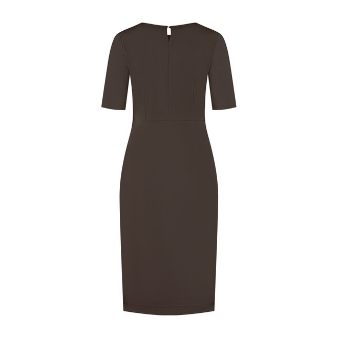 Jurk Anneke donkerbruin