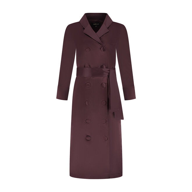 Jurk Janske aubergine