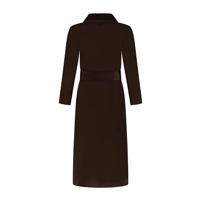Jurk Janske donkerbruin
