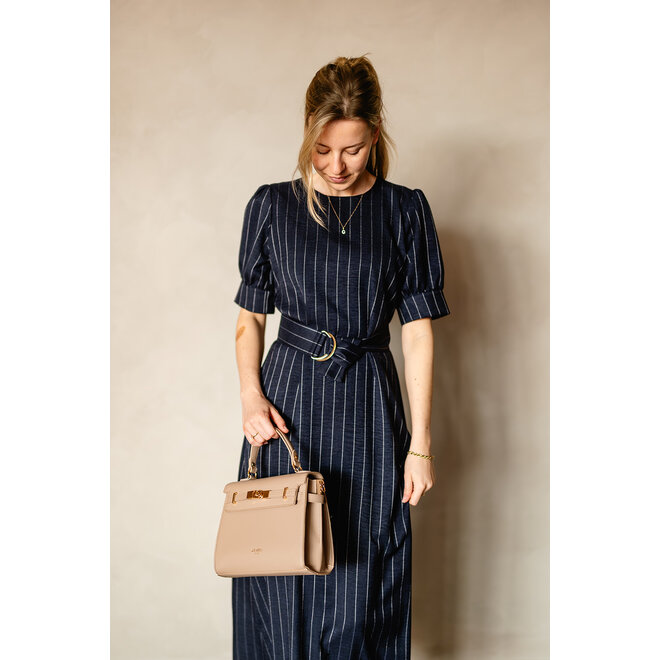 Jurk Erika donkerblauw