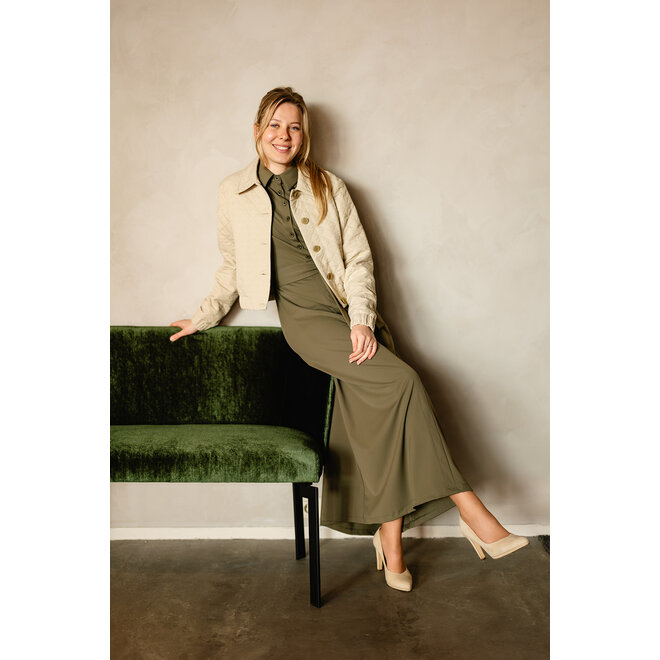 Jurk Floor olijfgroen